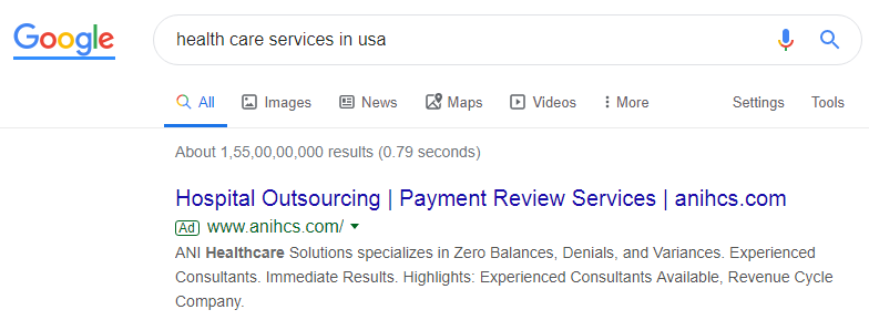 PPC service for Healthcare